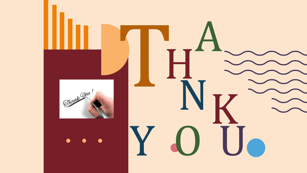 Incredible Thank you for PowerPoint slide template and Google Slide
